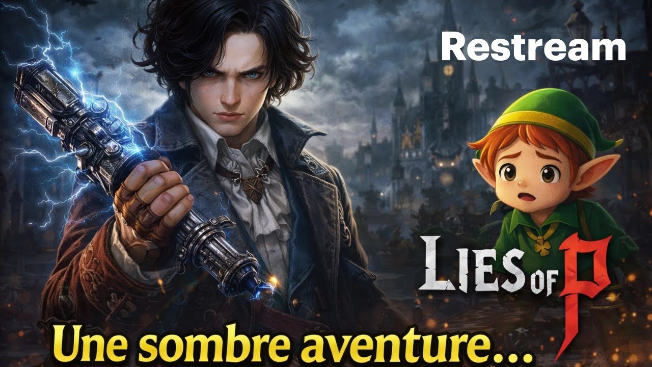 Lies of P ⚔️ On décortique le DLC avant le New Game+ sans spectre 🍀 Twitch + Youtube