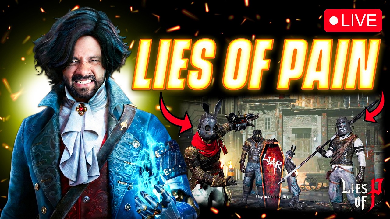 I'm BACK! 💀Surviving the Brotherhood 1v4 🔥| Lies of P LIVE @R4RCADE​