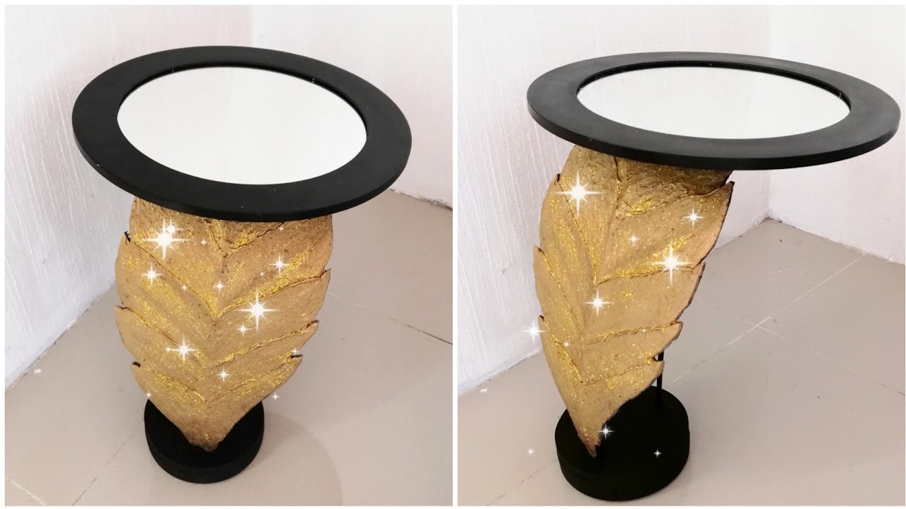 MESA DE CENTRO HECHA CON CARTÓN