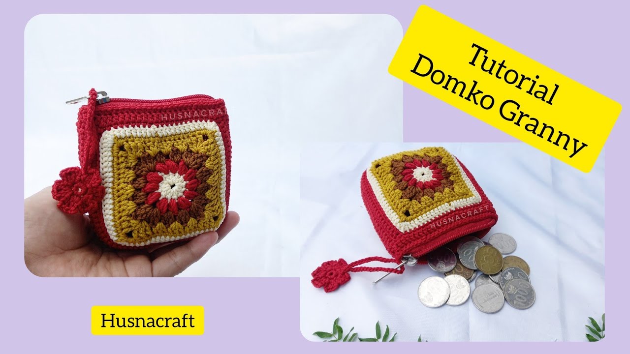 Tutorial dompet koin granny/rajutan/pemula