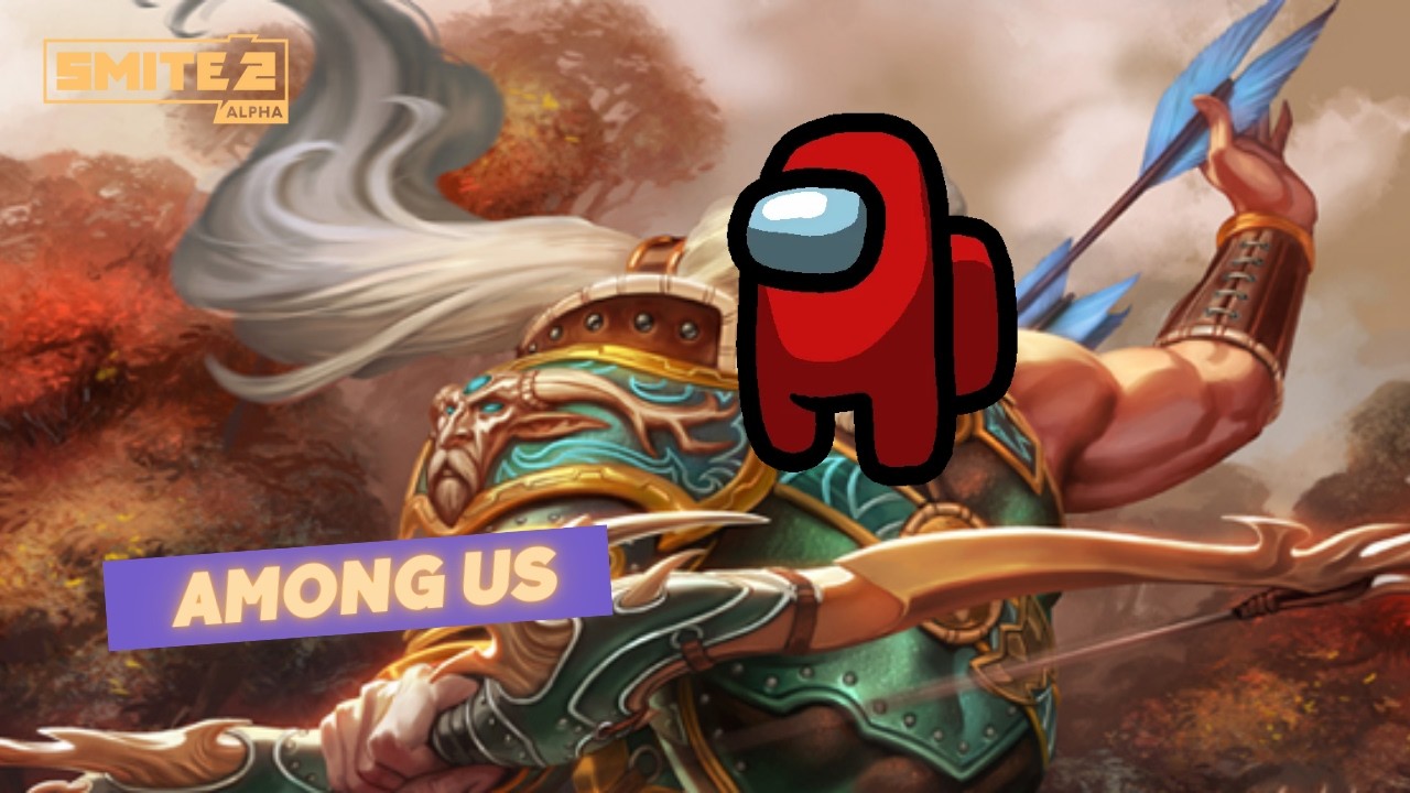UNE GAME AMONG US QUI EST L'IMPOSTEUR ? CHIRON ADC SMITE 2