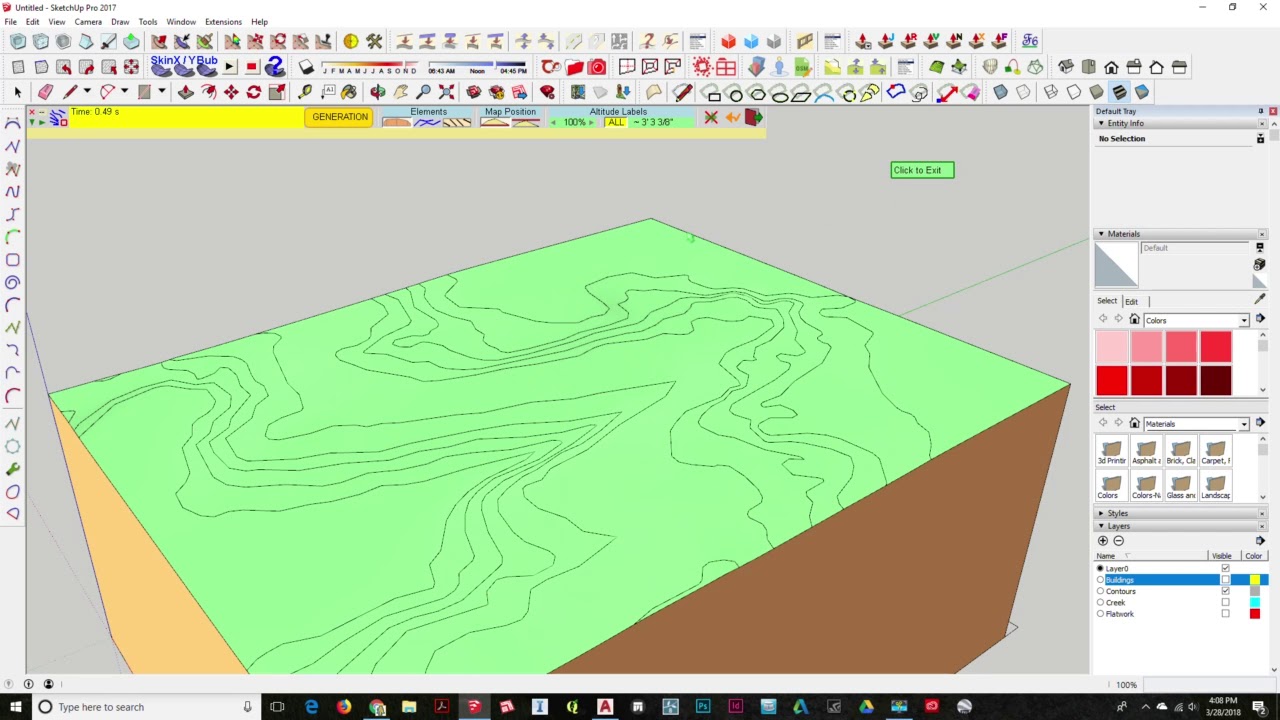 Quick Terrain from AutoCAD to Sketchup