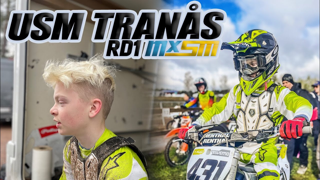 Årets första USM! Race day! #motocross #85cc