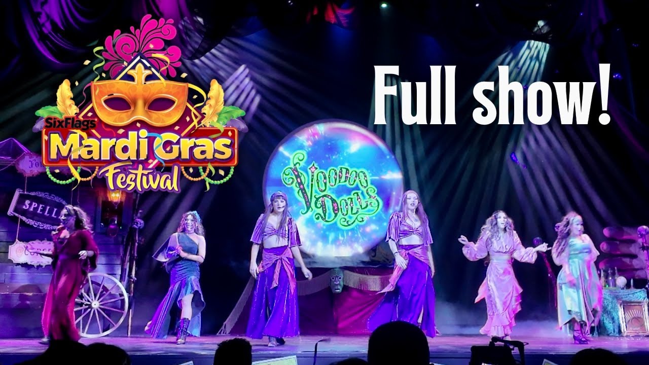 Six Flags Fiesta Texas Mardi Gras Voodoo Dolls Full Show 2026
