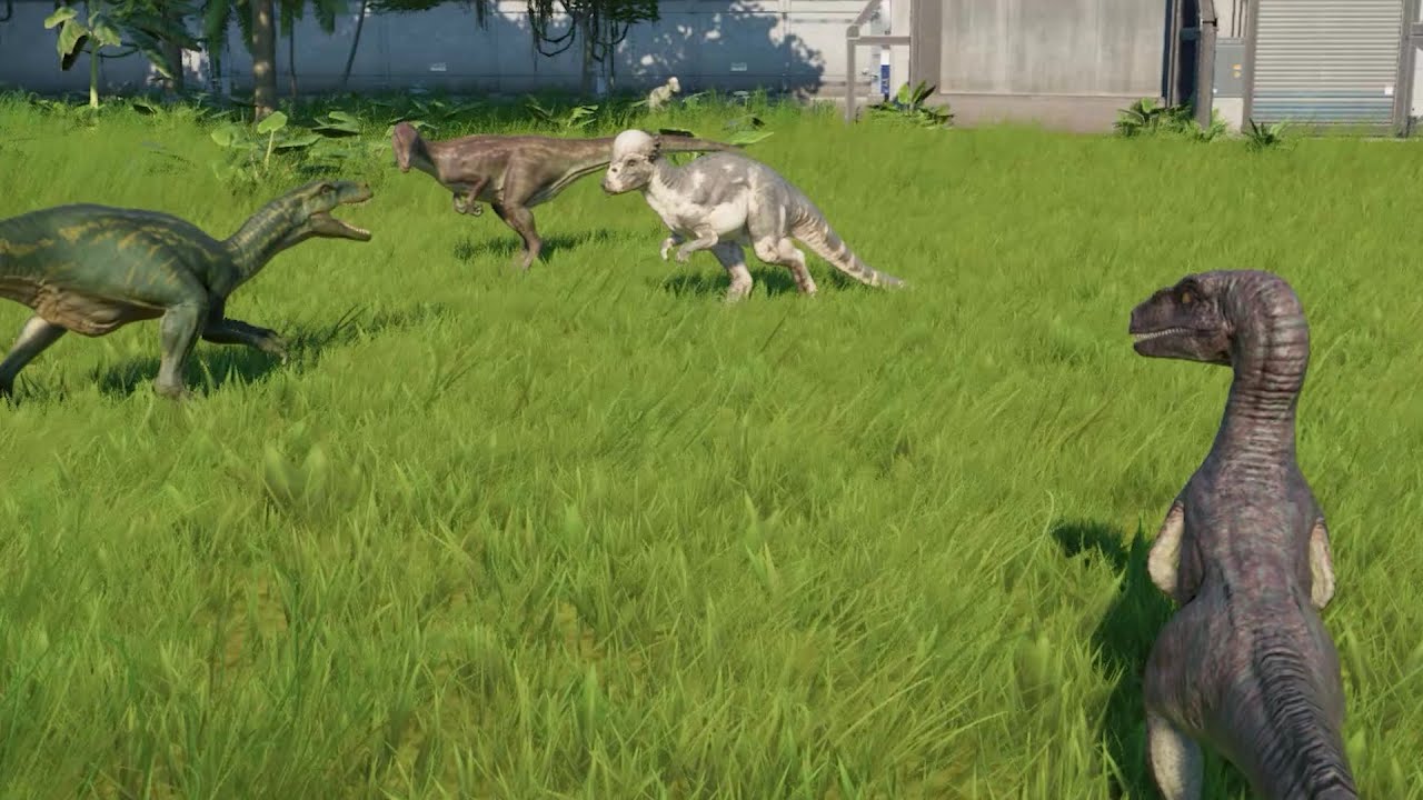 Epic Battle Royale All Small Carnivore and Herbivore - Jurassic World Evolution