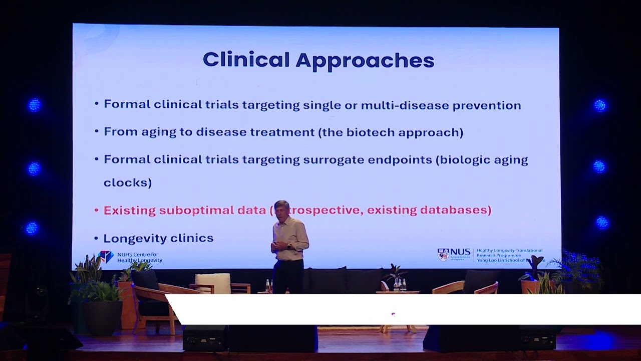 Aging Clocks and How They Apply to the Clinic | Dr. Brian Kennedy (PhD) | MLS 2025 Day 2