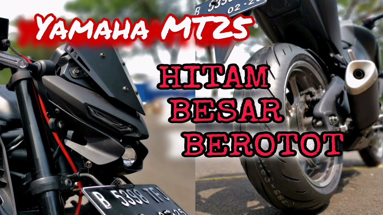 Yamaha MT25 : Hitam Besar Berotot. Velg Lebar, Ban Besar, Tampilan Sangar. (20200707)