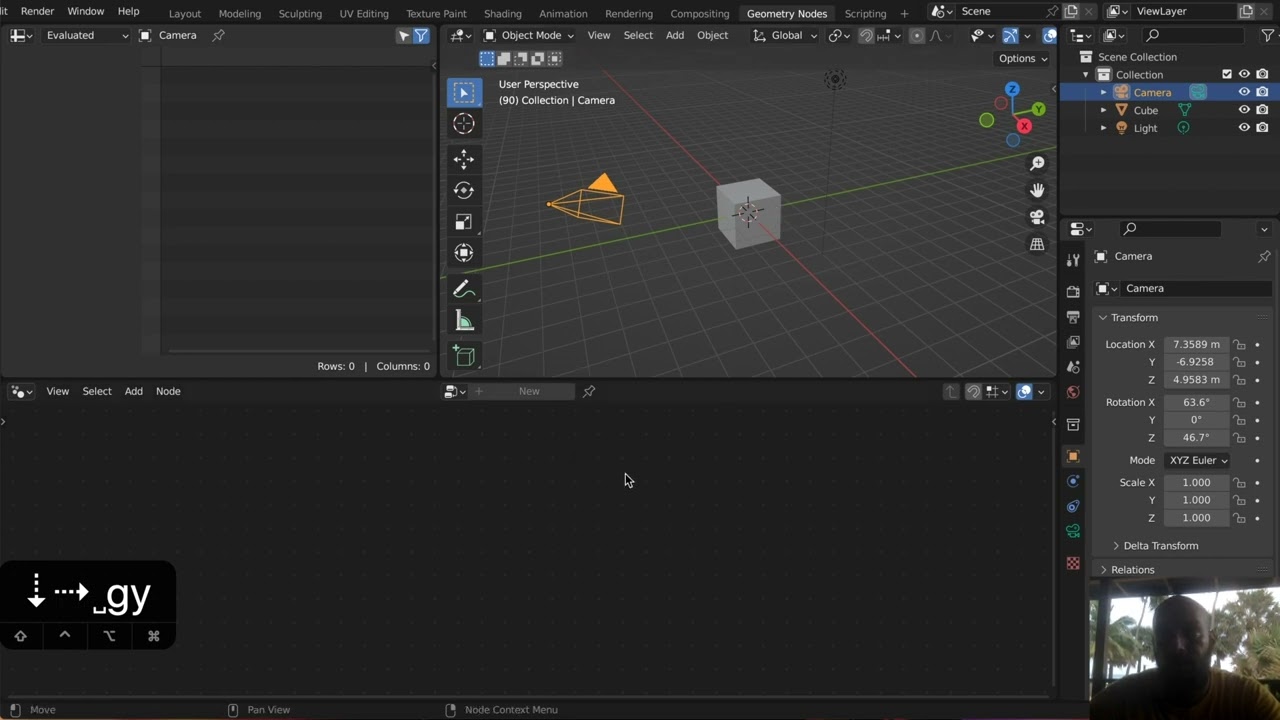 Интерфейс Блендер 3д - Interface blender 3d