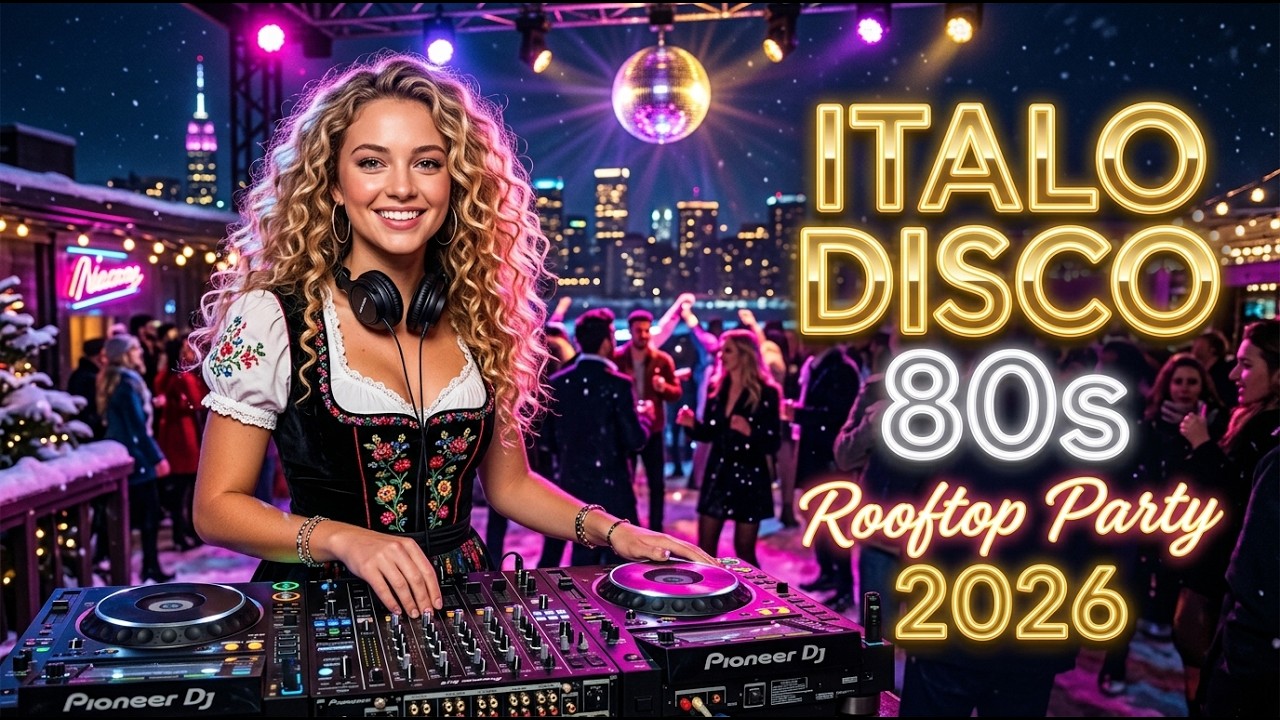 ITALO DISCO 80s ROOFTOP PARTY 🌃 Retro Euro Disco Night Mix 2026