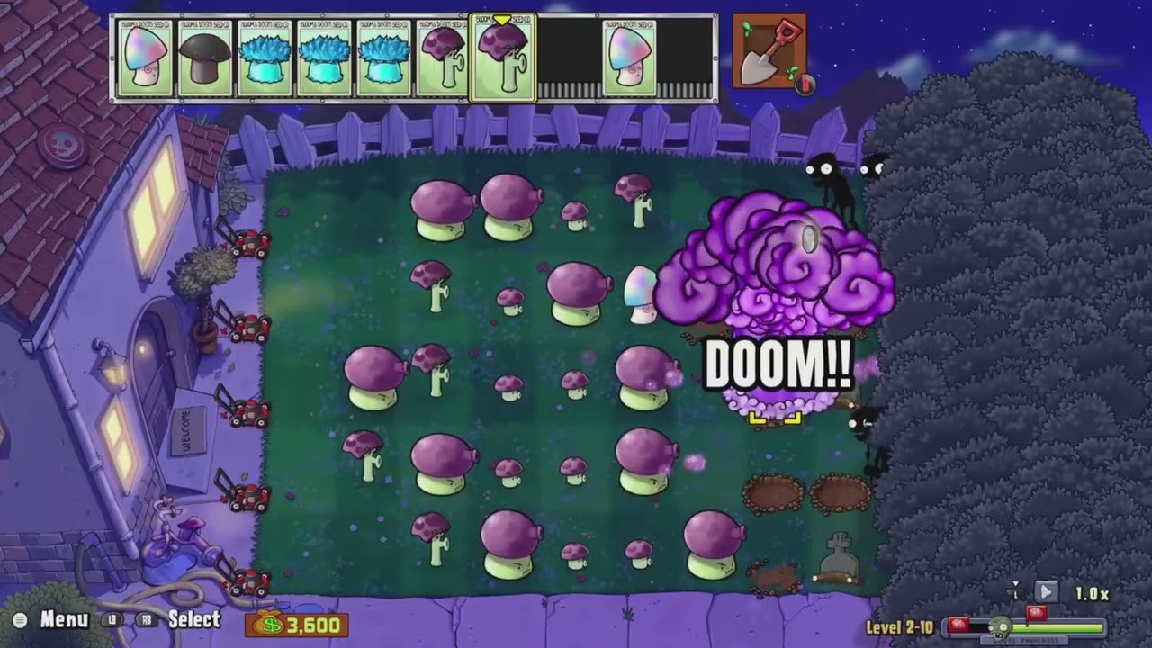 Plants vs zombies replanted walkthrough part 20 level 2 -10 