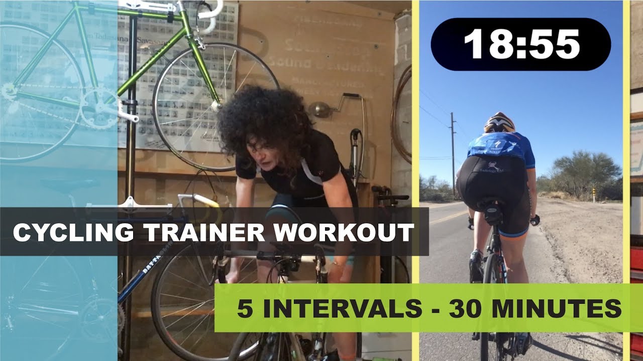 30 Min Cycling Trainer Workout - Time Trial Threshold Training