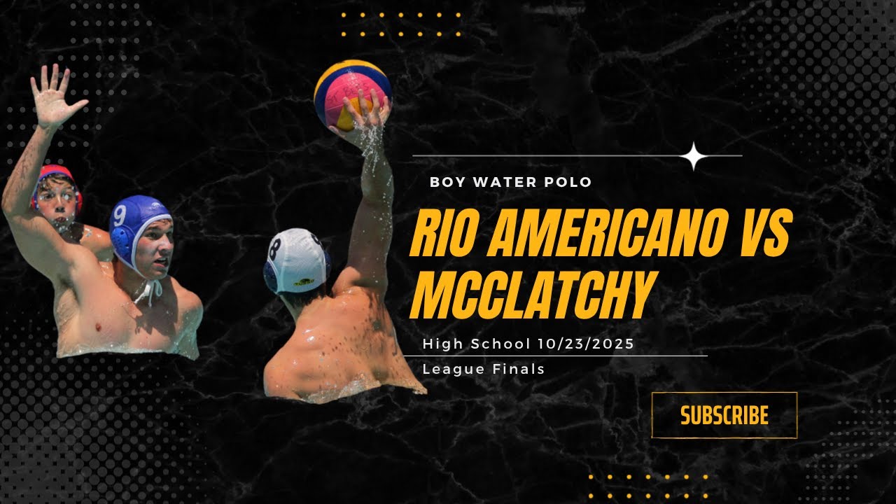 Rio Americano vs McClatchy. October 23, 2025 at Woodcreek Aquatic Center. League Finals.