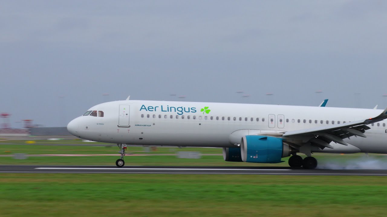 [4K] WOW! Aer Lingus A321Neo HARD LANDING! | 13th December 2025