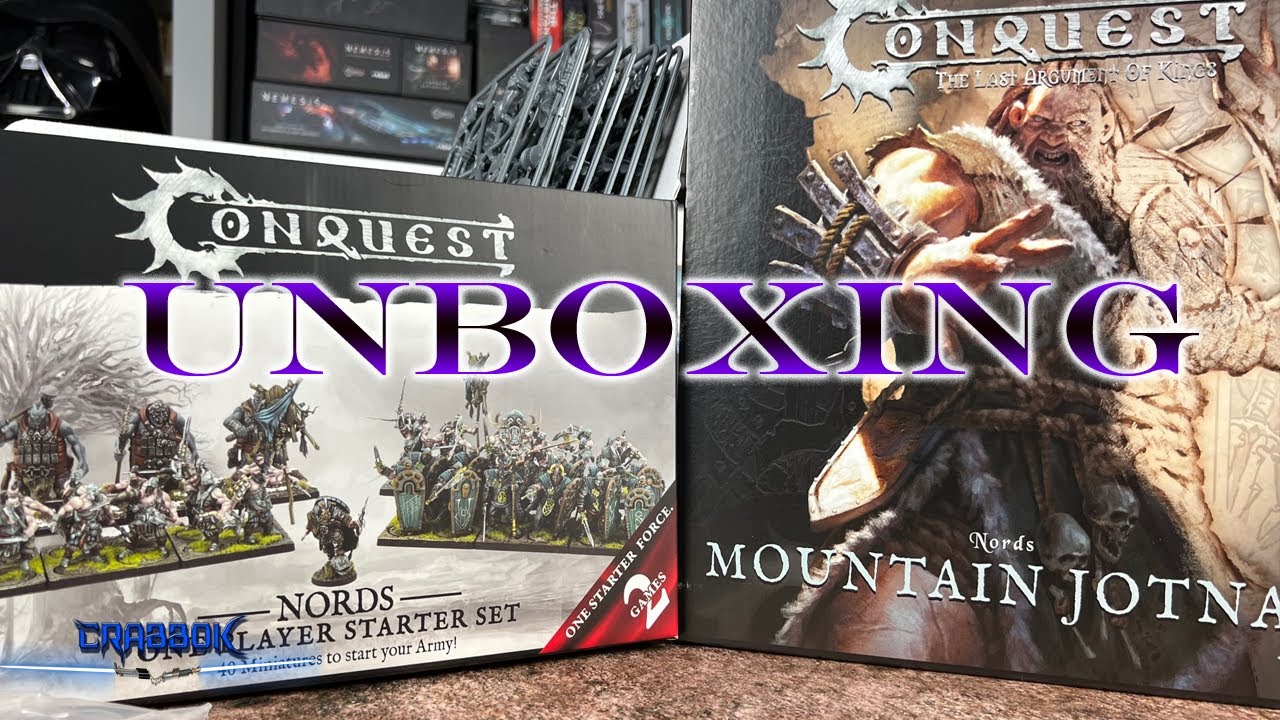 Conquest - Nords - One Player Starter and Mountain Jotnar Unboxing! - Para Bellum Wargames