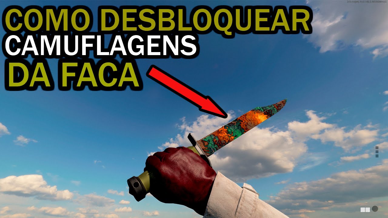 COMO DESBLOQUEAR AS CAMUFLAGENS DA FACA NO COLD WAR | ZOMBIES