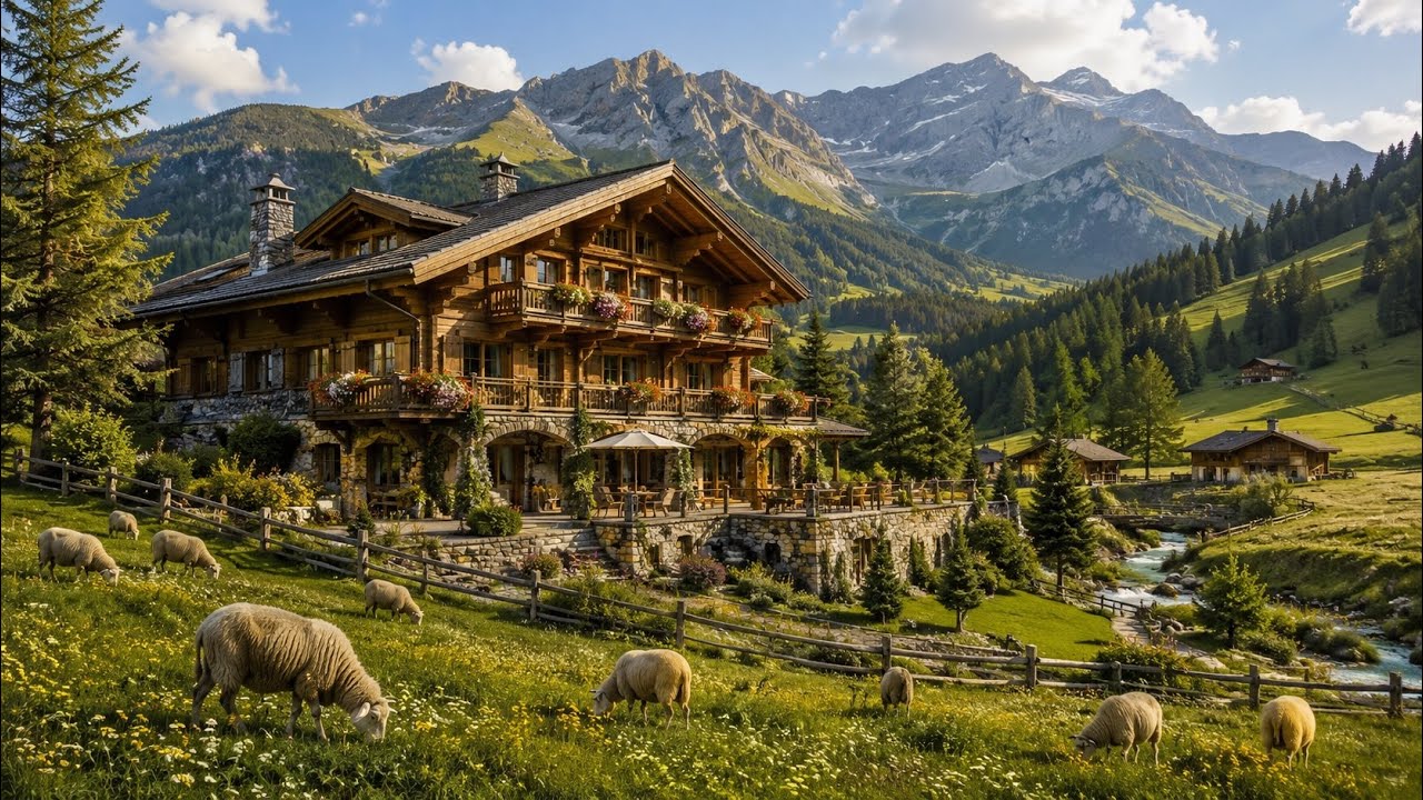 My Dream Chalet in the Swiss Alps 🏔️ | A Peaceful Summer Mountain Retreat