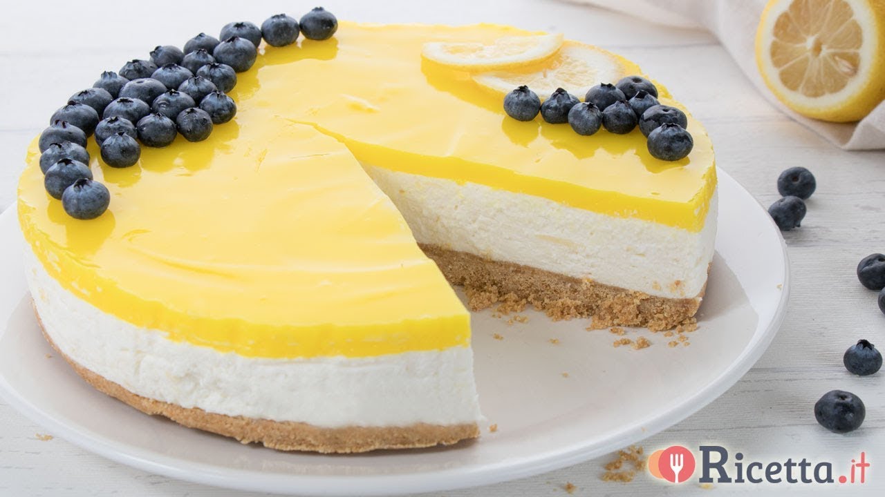 Cheesecake al limone senza cottura, facile e con pochi ingredienti - Ricetta.it