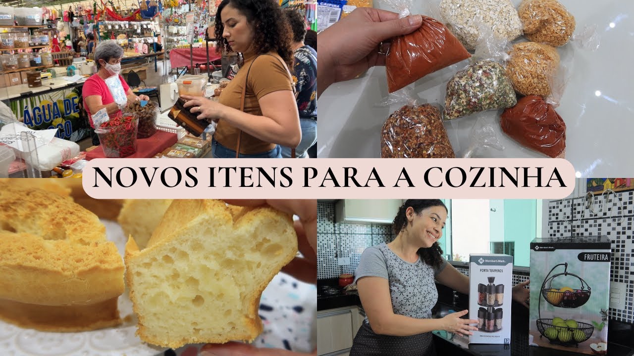 MINHA MÁQUINA ESTRAGOU, COMPREI TEMPEROS, GANHEI MIMOS,AMEI ESSAS COMPRINHAS + BOLO PÃO DE QUEIJO