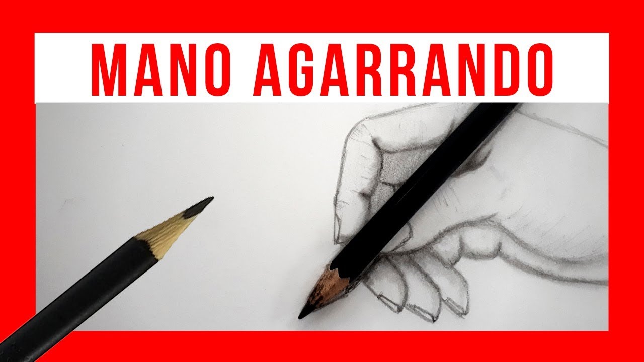✍🏻Cómo DIBUJAR una MANO AGARRANDO un lápiz✍🏻 | Paso a Paso