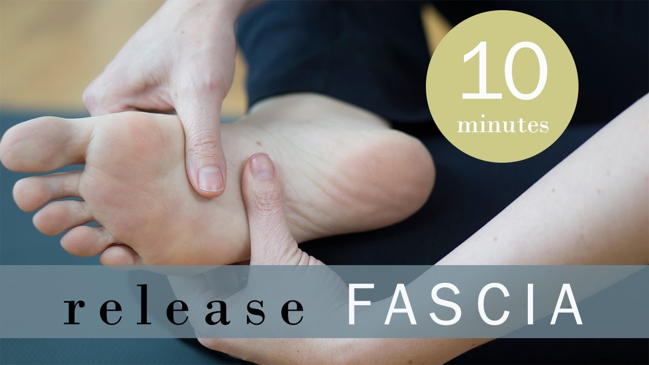 How to Release Fascia | Foot Release Plantar Fascia and Downdog | Yoga Lifestyle with Melissa