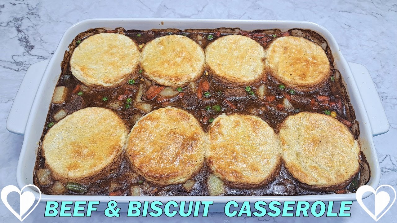 Beef & Biscuit Casserole | Delicious Recipe TUTORIAL