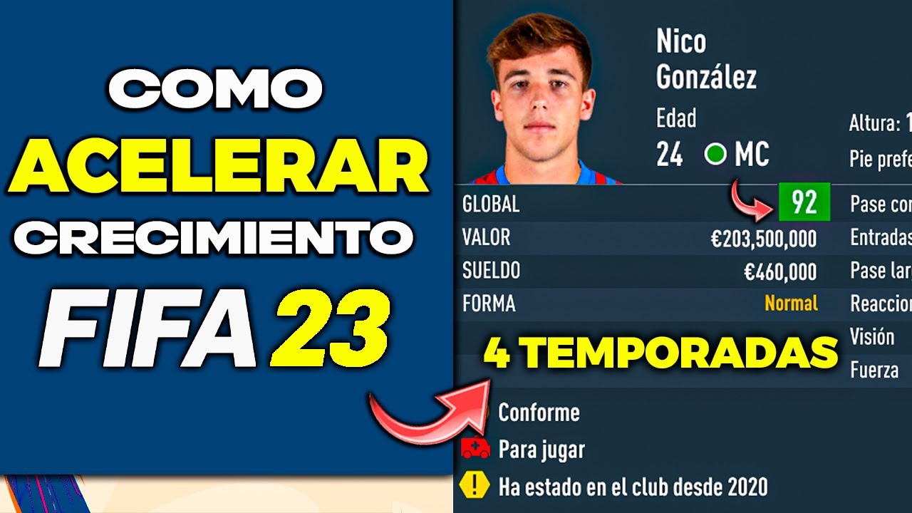 ✔️Como SUBIR la MEDIA de tus Jugadores MUY RAPIDO en FIFA 23 Modo Carrera.