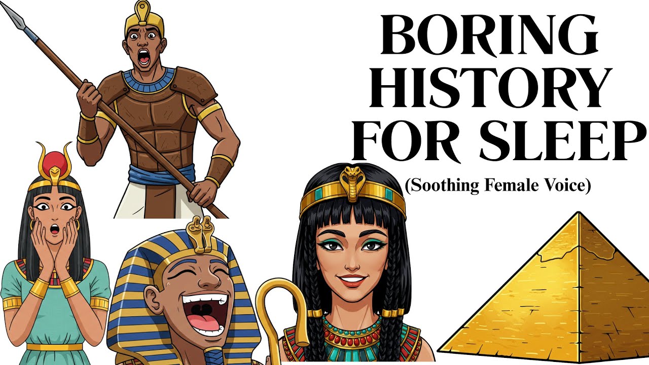 Boring History For Sleep (Female Voice ASMR) | A Pharaoh’s Morning Routine Along the Nile(1 hour)