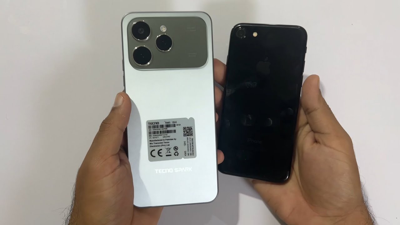 TECNO SPARK 40 vs iPhone 7 - Speed Performance Test!!