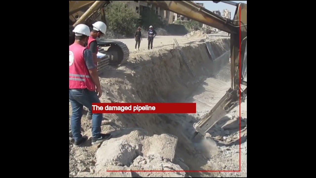 Rehabilitate the main sewer line in #DeirEzzor city