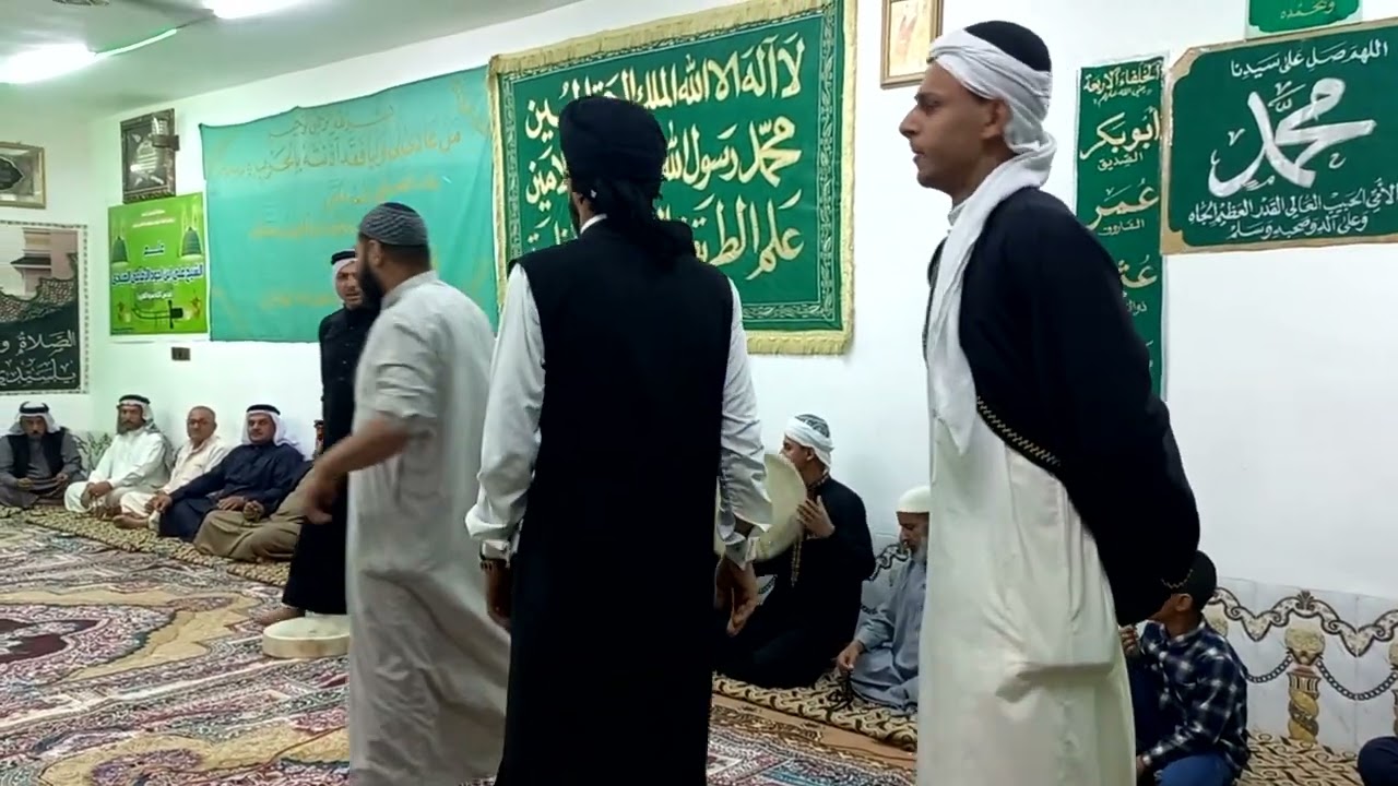 المداح الشيخ طه الاجودي قصيده حربيه في التكيه الاجوديه