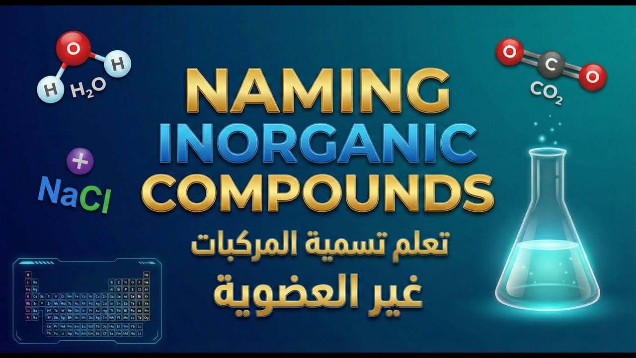 ​Naming Inorganic Compounds: المحاضرة الأولى - القواعد الأساسيه♥️