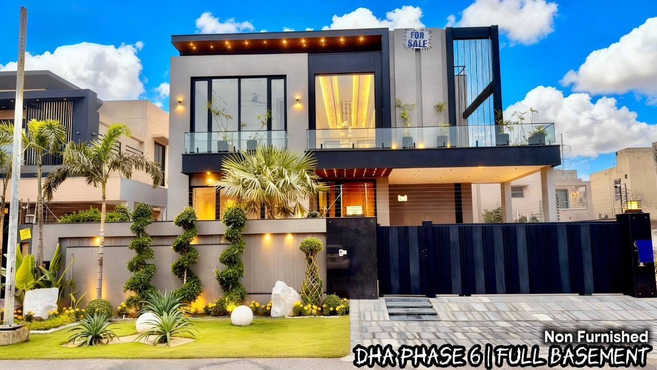 Luxury 1 Kanal Brand New House for Sale | DHA Phase 6 Sector F | Full Basement | Solar Installed