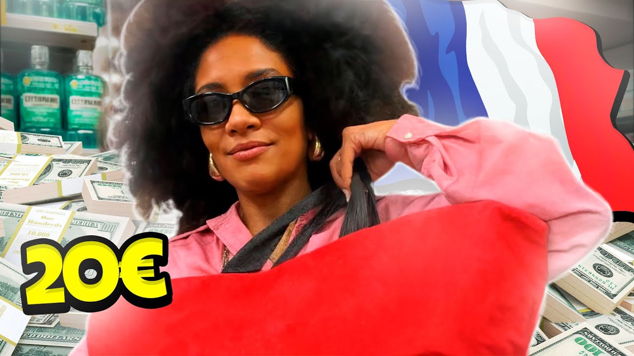 GASTEI APENAS 20 EUROS na FRAN&Ccedil;A e COMPREI TUDO!!! | Sah Oliveira
