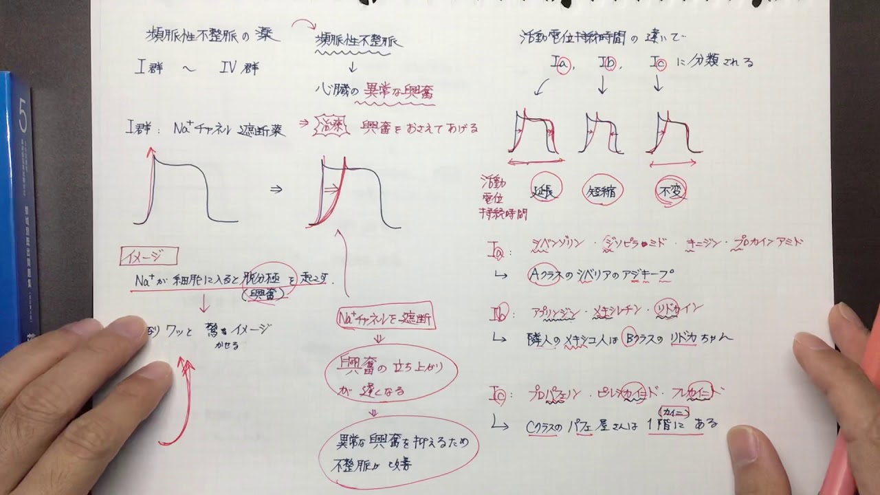 薬理学を学ぼう！不整脈の薬