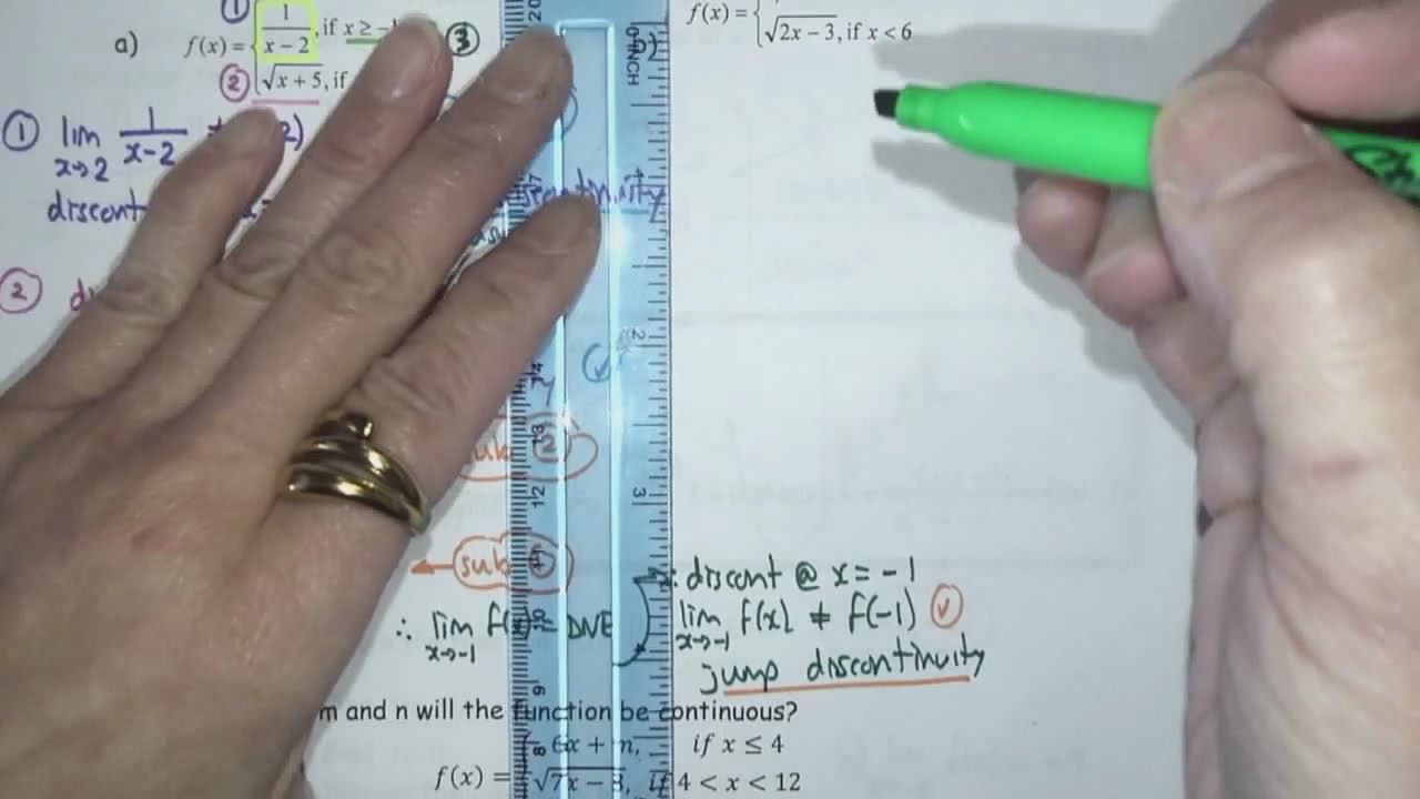 Calculus MCV4U1 1.6 Continuity Part 3