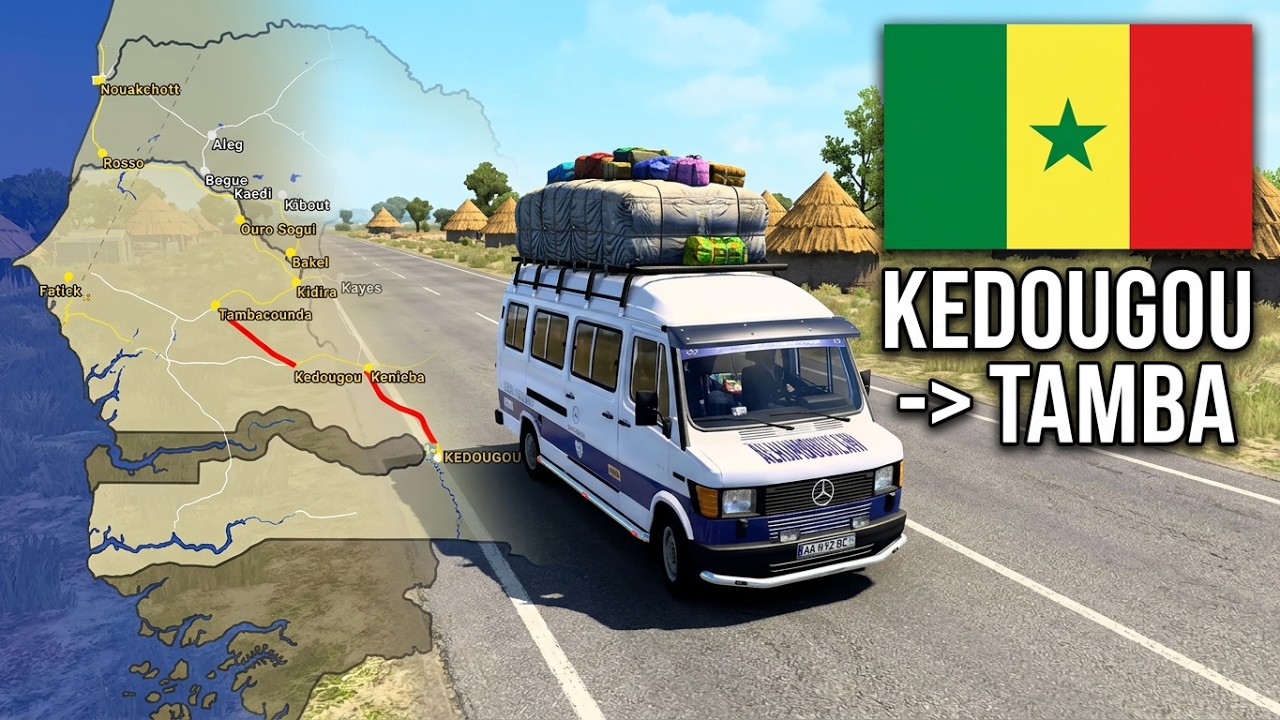 KEDOUGOU  - TAMBACOUNDA EN NDIAGA NDIAYE SUR EURO TRUCK SIMULATOR 2