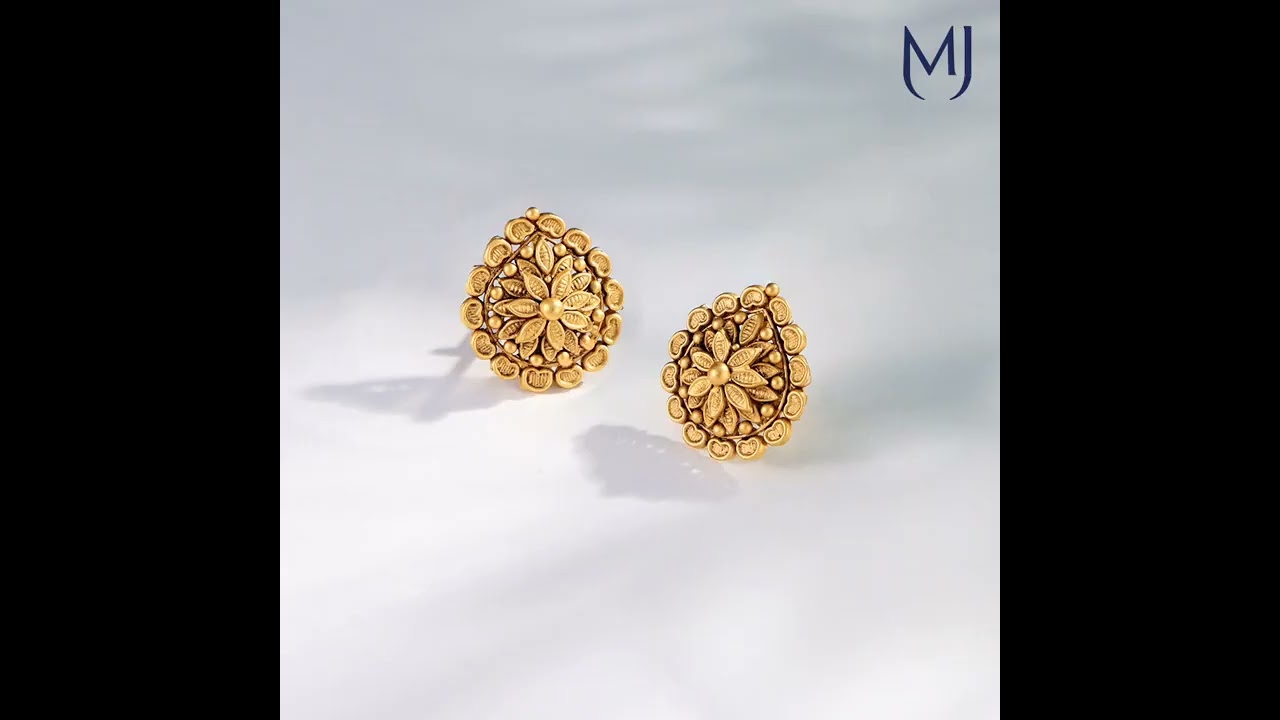Huge 🔥Fancy Collection of My Gold earrings for daily wear ♥️😍 by Tanishq 😘|Gold jewellery designs|