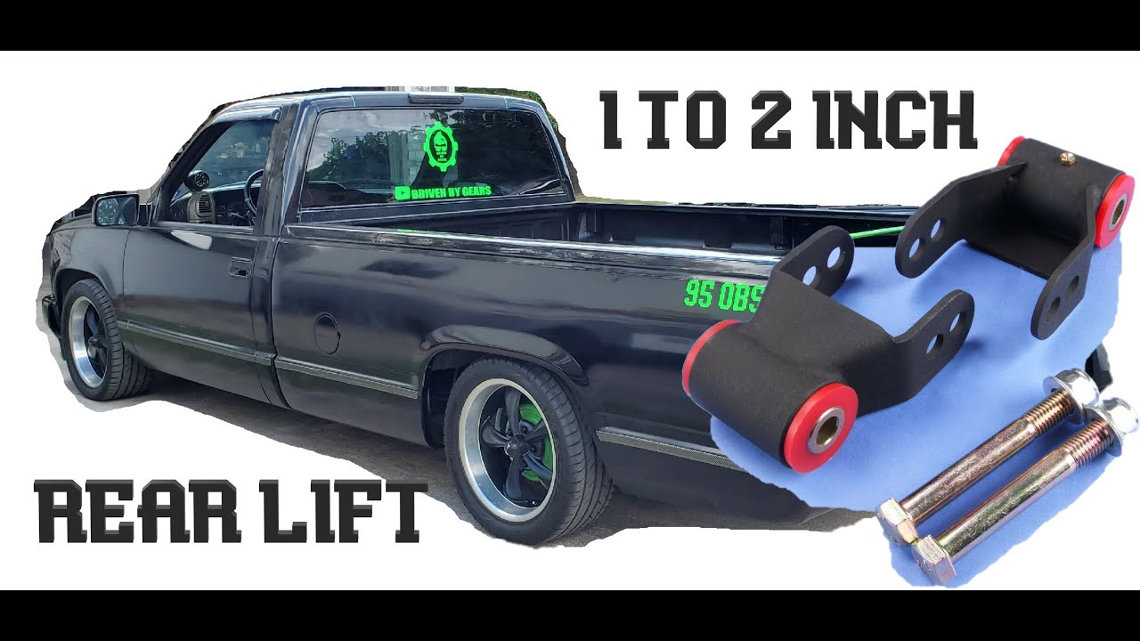 How to raise the rear 1