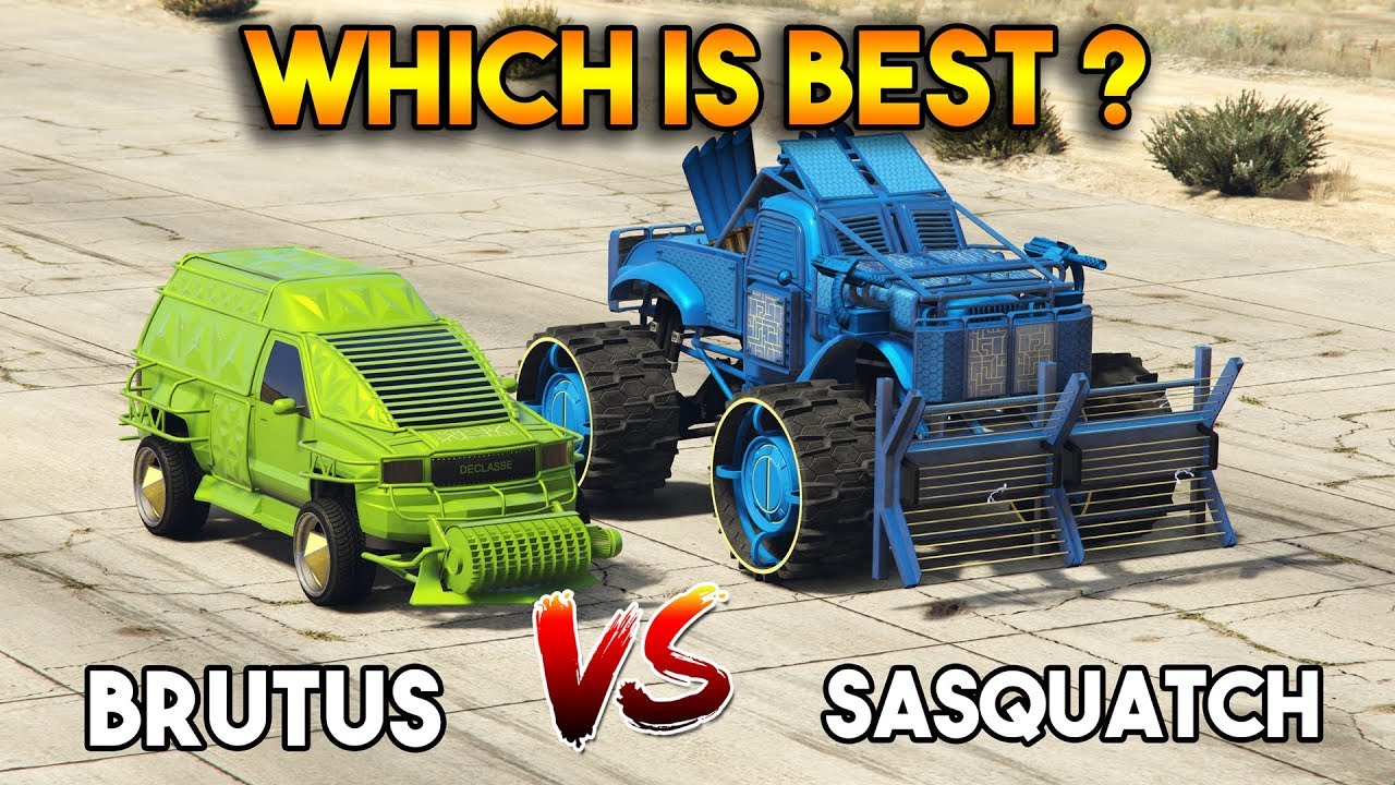 GTA 5 ONLINE : BRUTUS VS SASQUATCH (WHICH IS BEST?)