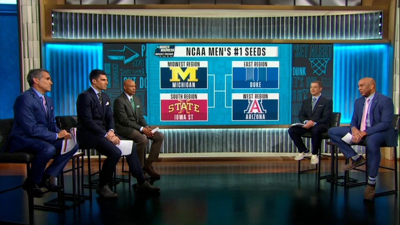 Top 16 March Madness seeds as of Feb. 21 revealed in men's bracket preview