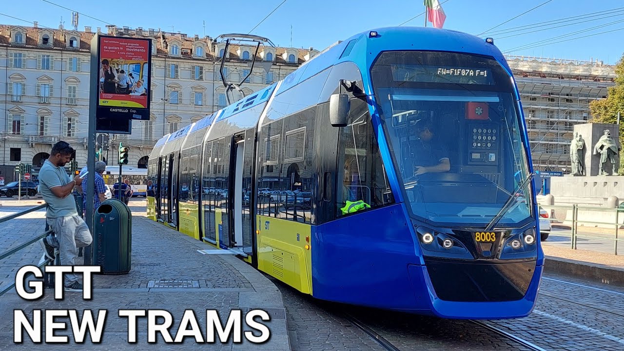 [4K] 🇮🇹 New Hitachi Trams of GTT Turin / 🇮🇹 Nuovi Tram Hitachi di GTT Torino (2023)
