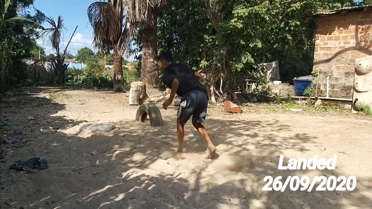 Double Aerial Twist - Progression