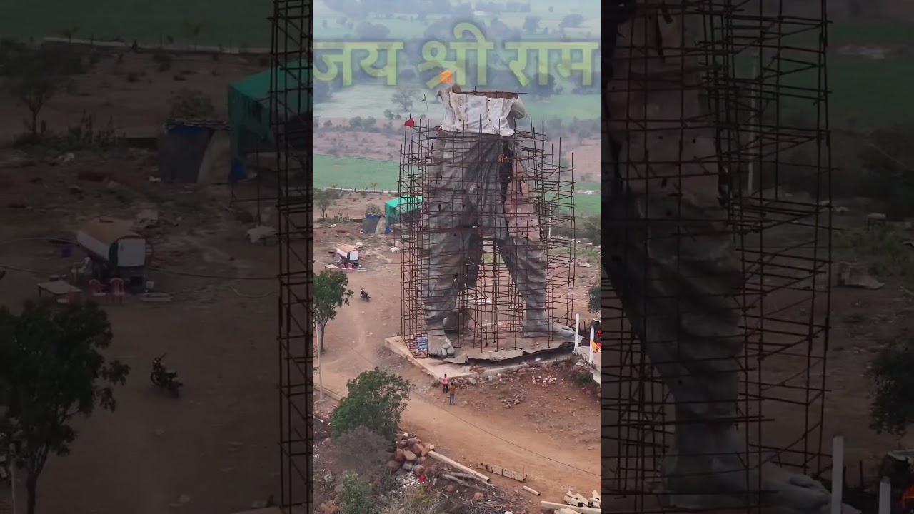 Guna Madhya Pradesh Me Ram Ji Ki 108 Fit Ka Statue Ban Raha Hai ! Ram Tekri Guna