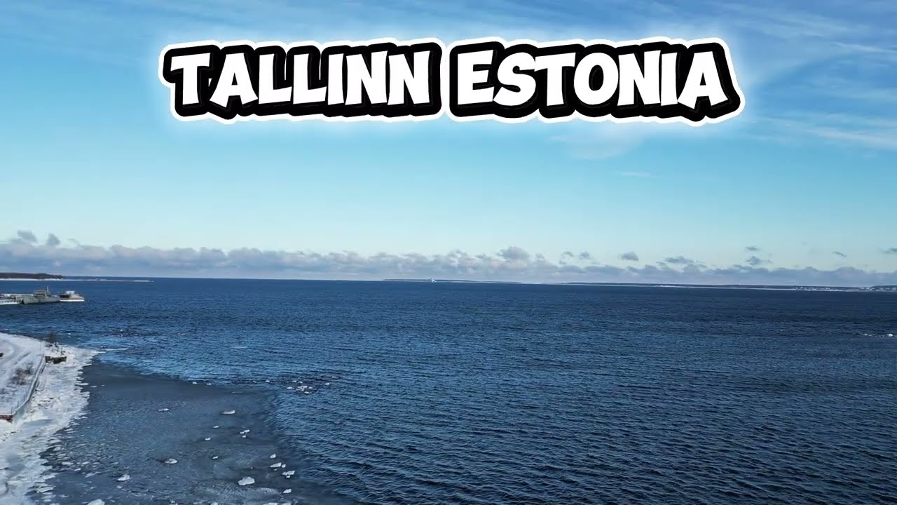 Tallinn in 4K 🇪🇪 | Magia Medievale e Skyline Moderna Ripresi dal Drone