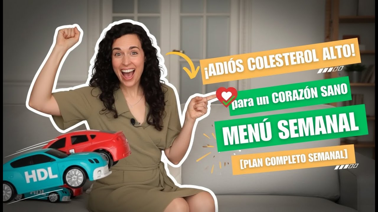 🍽️ Menú para bajar el colesterol