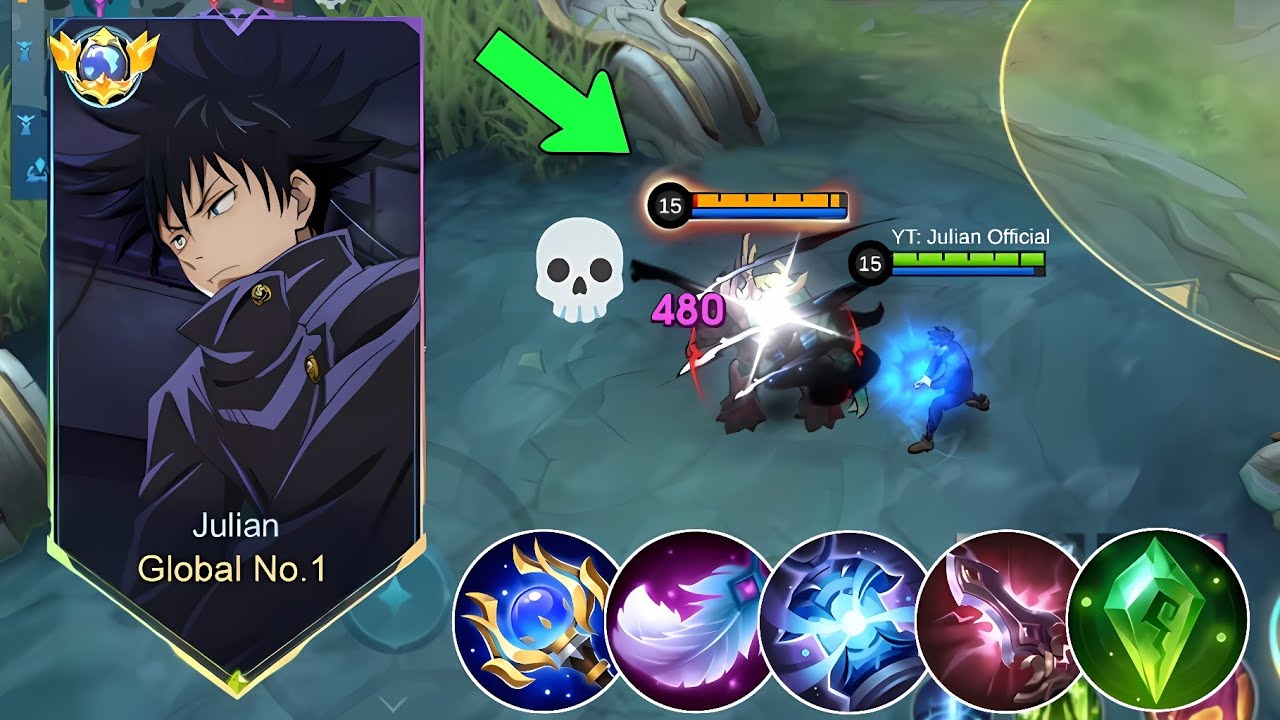 MY BEST BUILD JULIAN AND EMBLEM EVER!!(must try!) - TOP 1 GLOBAL JULIAN 2024