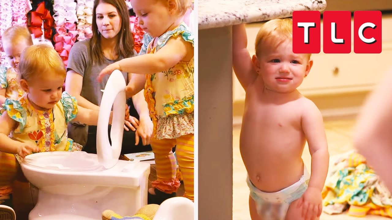 Potty-Training Disaster With Quintuplets! | OutDaughtered | TLC