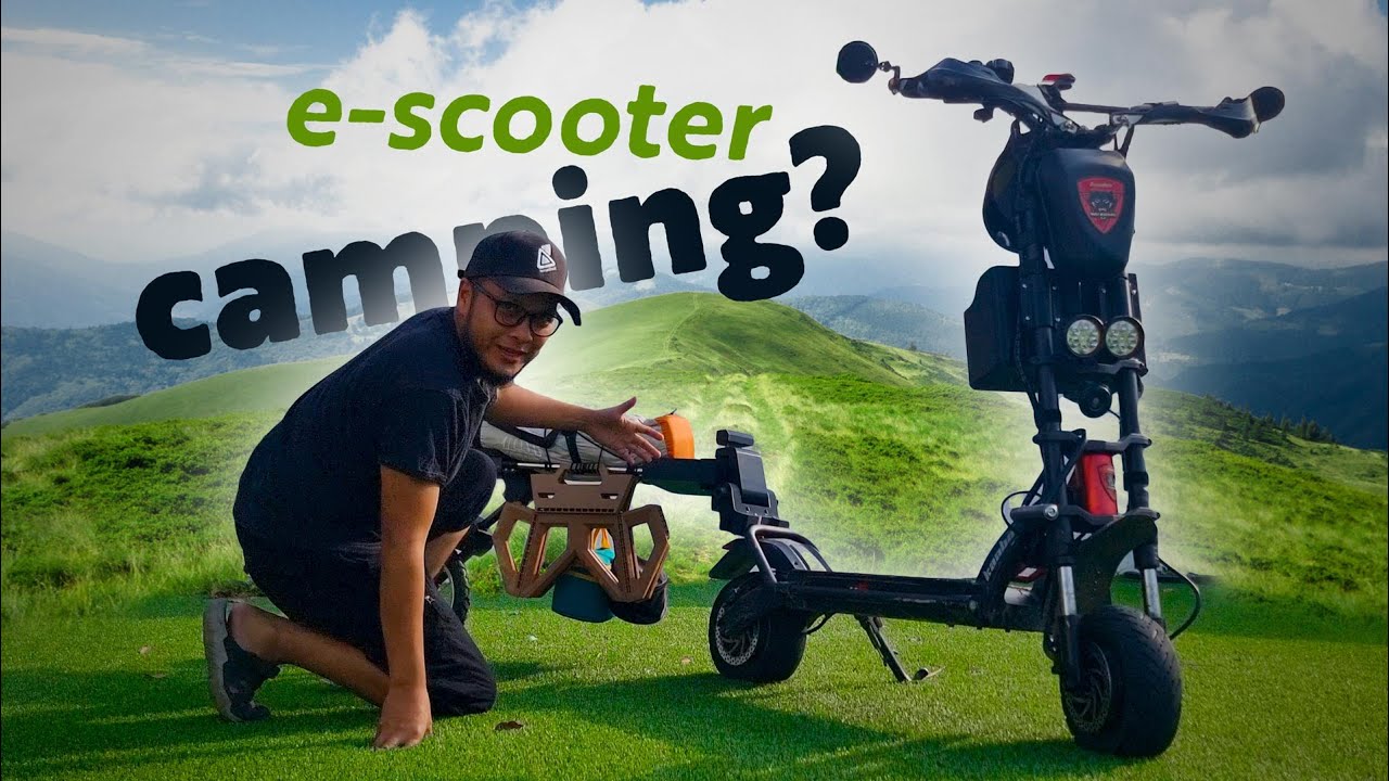 DIY Trailer E-Scooter untuk solo camping