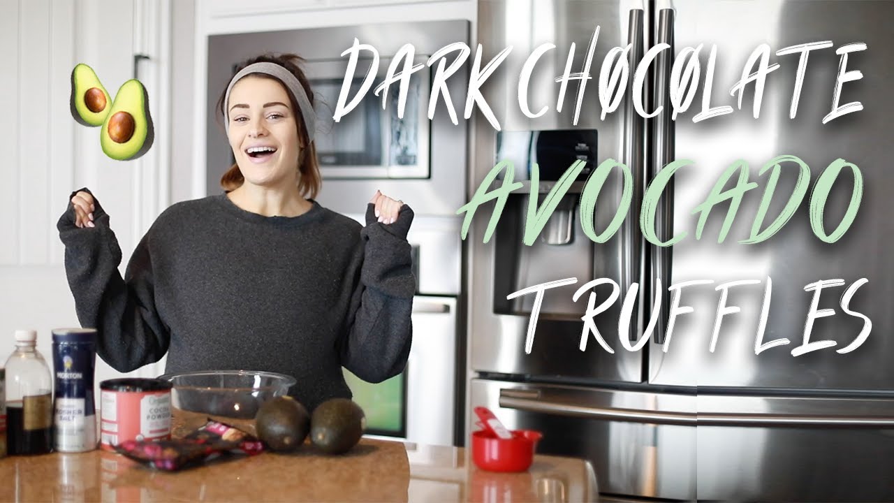 Dark Chocolate Avocado Truffle Balls!