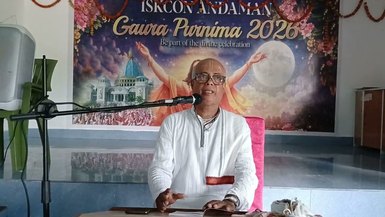 Sunday Program Pravachan at ISKCON ANDAMAN 